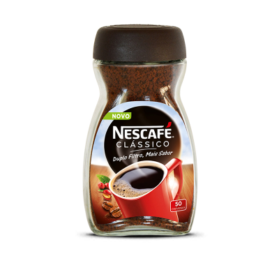 Nescafé Clássico Instantâneo com Cafeína 12x100gr